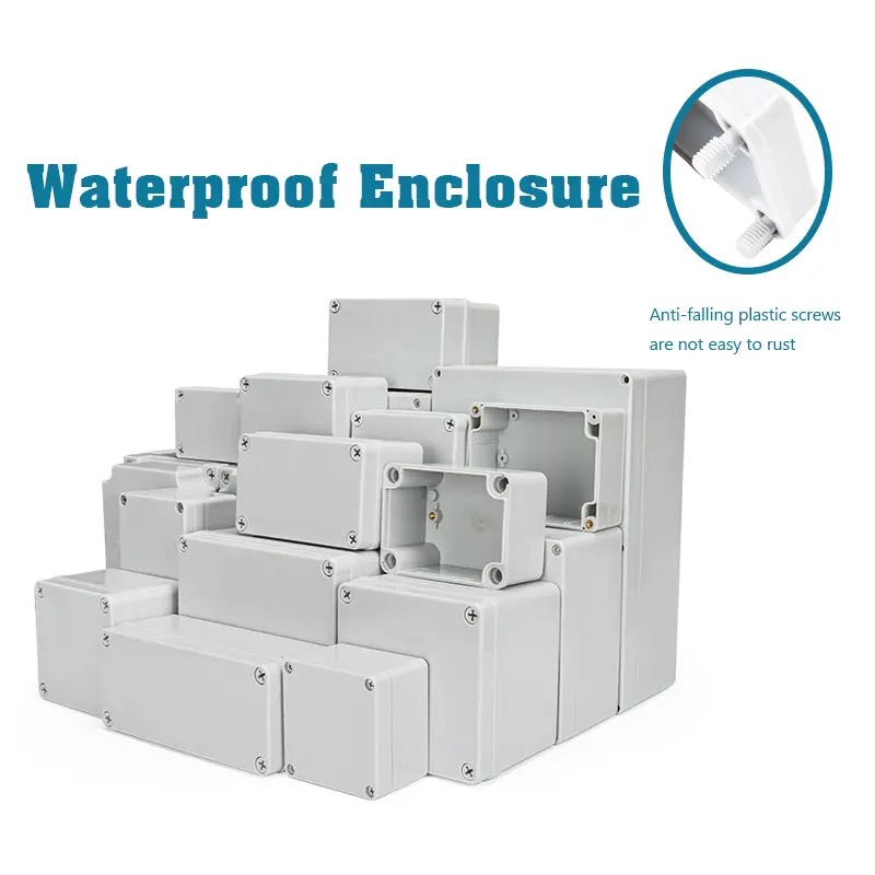 Outdoor Power Socket Cover - IP67 Grey/Clear Cover Outdoor Waterproof Junction