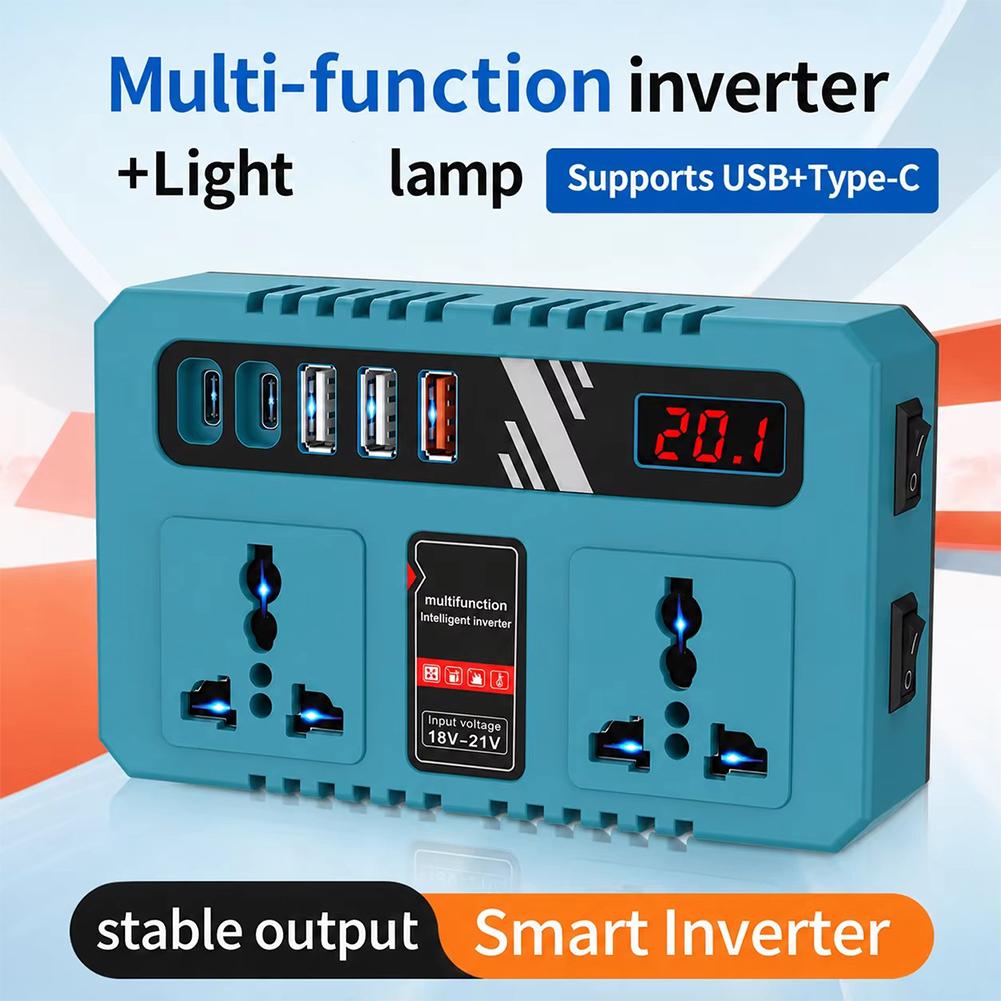 Outdoor Power Inverter - Lithium Battery Power Inverter 200W 18V