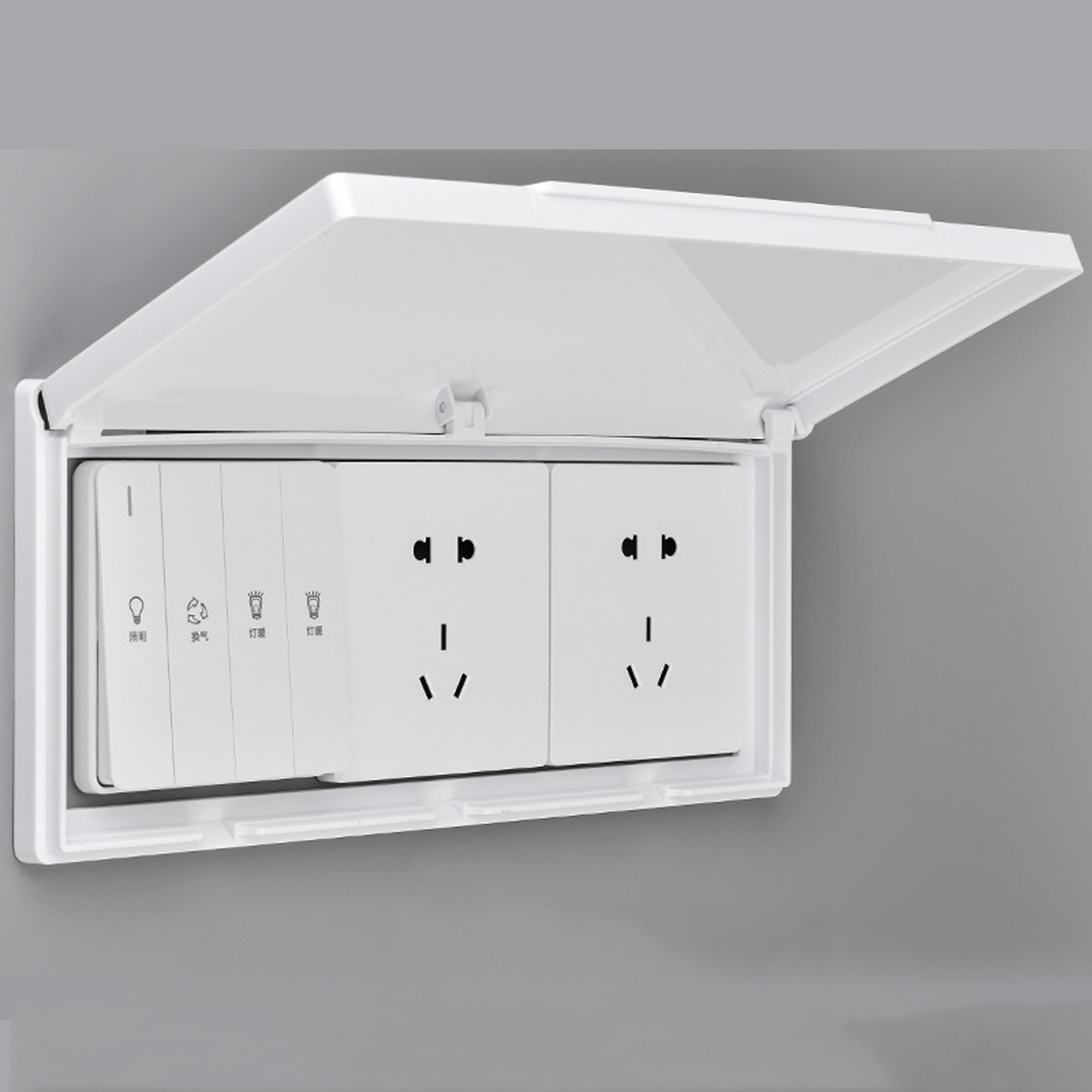 3 Gang Waterproof Outlet Cover - огляд і ціна Outdoor Power Socket Cover