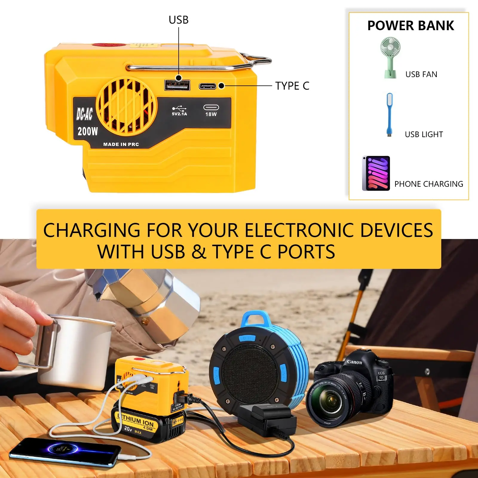 Outdoor Camping Power Generato - огляд і ціна Outdoor Power Inverter