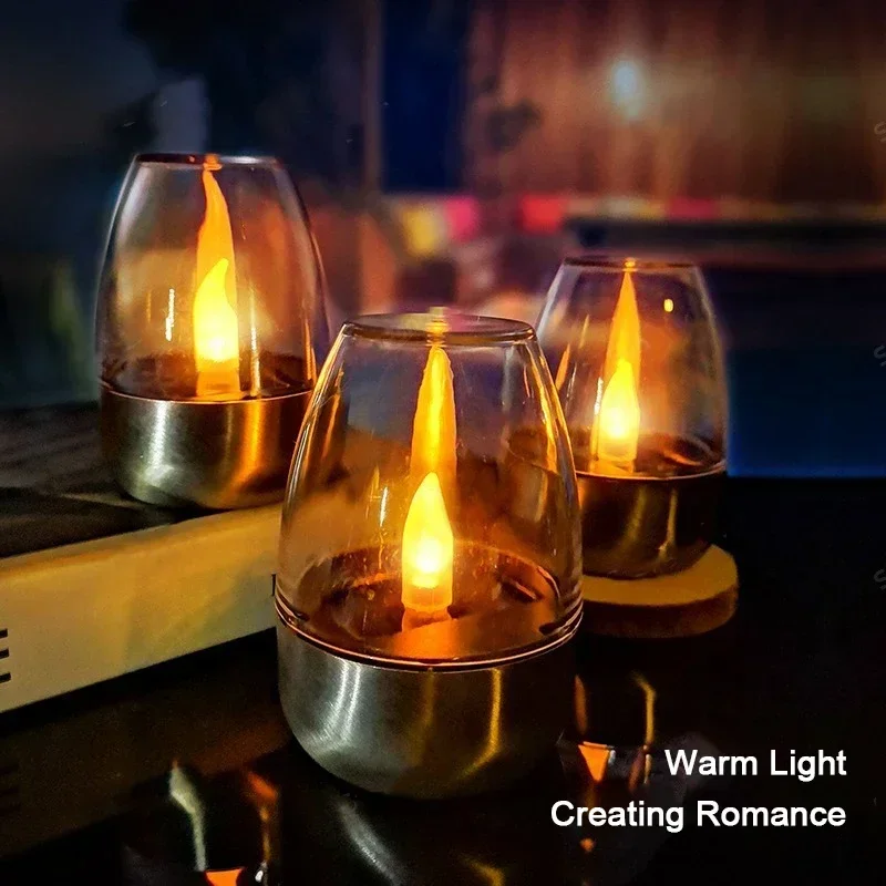 LED Solar Candles Light Flamel - огляд і ціна Outdoor Power Outlet Solar