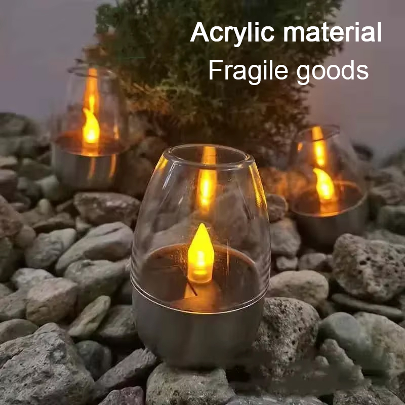 LED Solar Candles Light Flamel - огляд і ціна Outdoor Power Outlet Solar