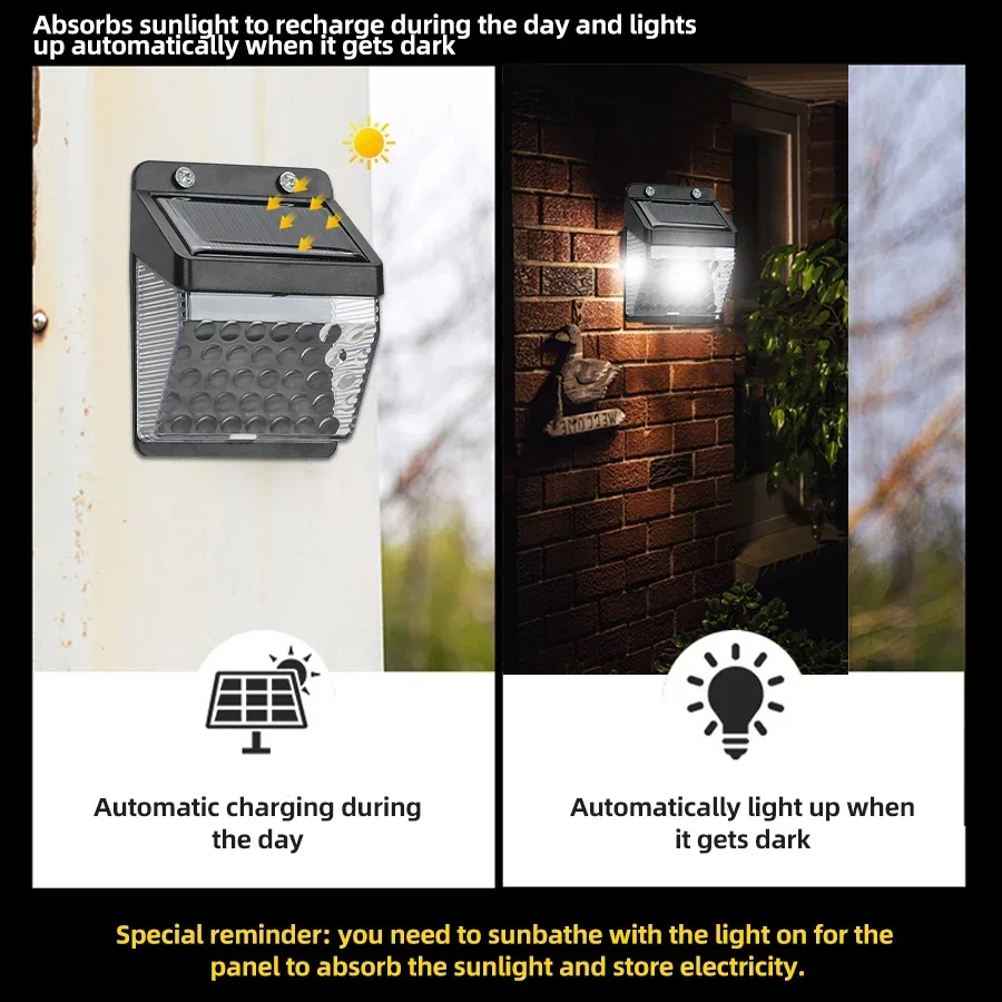 LED Solar Light PIR Motion Sen - огляд і ціна Outdoor Power Outlet Solar