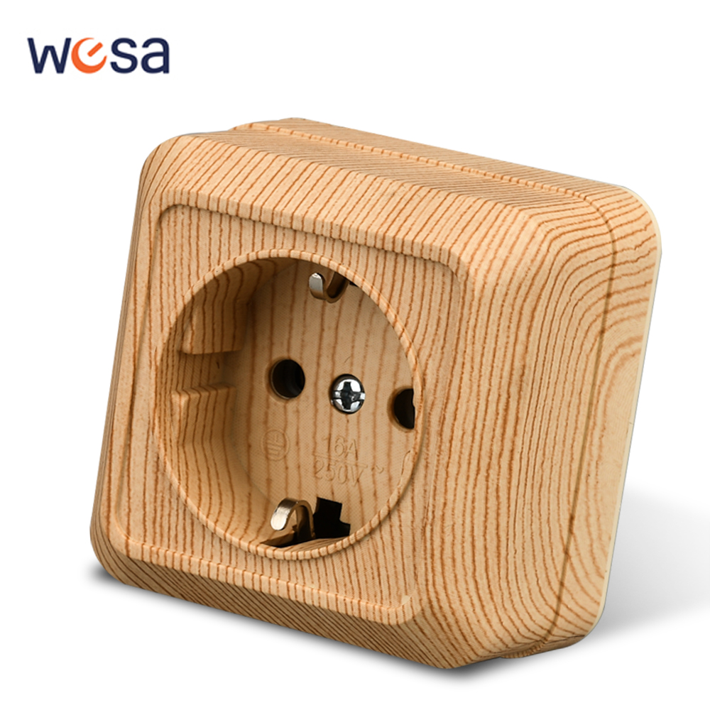 WESA Wood Wall Surface Socket  - огляд і ціна Outdoor Power Plus