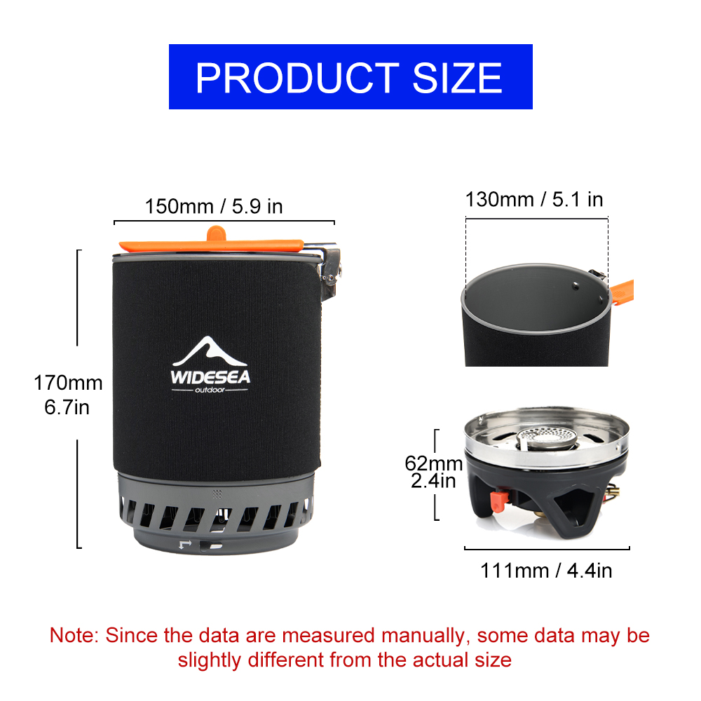 Widesea Camping Cooking System - огляд і ціна Outdoor Power Heater