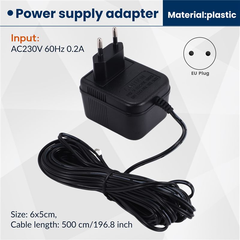 N84R 18V 500MA Power Supply Ba - огляд і ціна Outdoor Power Adapter Ring