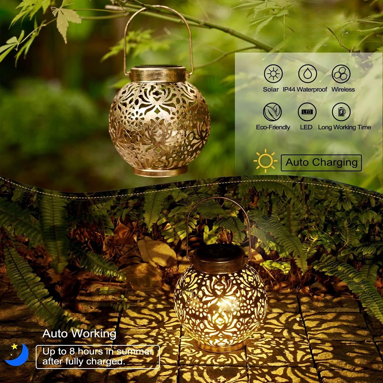 1-6PCS Moroccan Solar Lanterns - огляд і ціна Outdoor Power Outlet Solar
