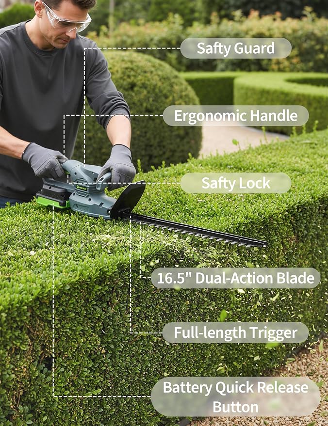 18-20V Cordless Hedge Trimmer  - огляд і ціна Hedge Trimmer Cordless