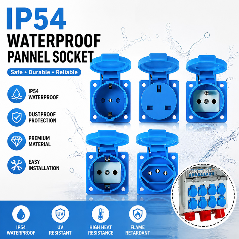 IP54 16A Waterproof Industrial - огляд і ціна Outdoor Power Plus