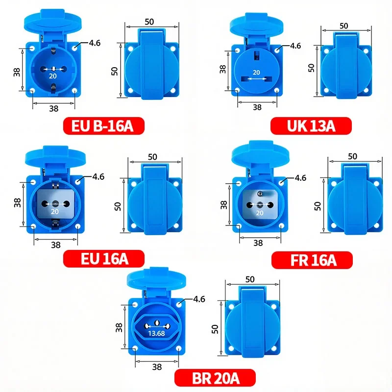 IP54 16A Waterproof Industrial - огляд і ціна Outdoor Power Plus