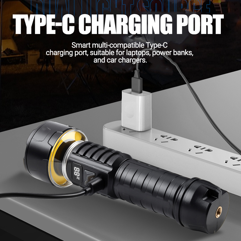 COB LED Flashlight Rechargeabl - огляд і ціна Outdoor Power Point