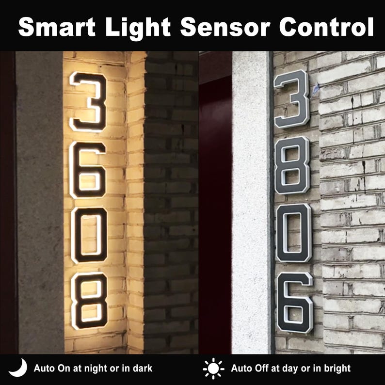 Solar LED House Number Sign Wa - огляд і ціна Outdoor Power Outlet Solar