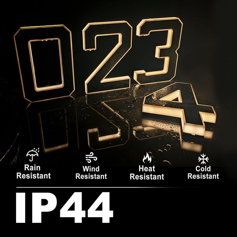 Solar LED House Number Sign Wa - огляд і ціна Outdoor Power Outlet Solar