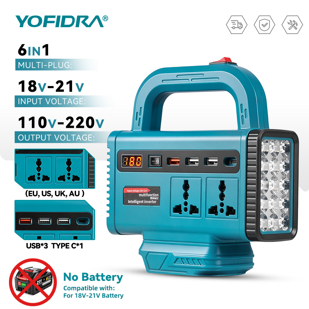 YOFIDRA 220V Portable Power In - огляд і ціна Outdoor Power Point