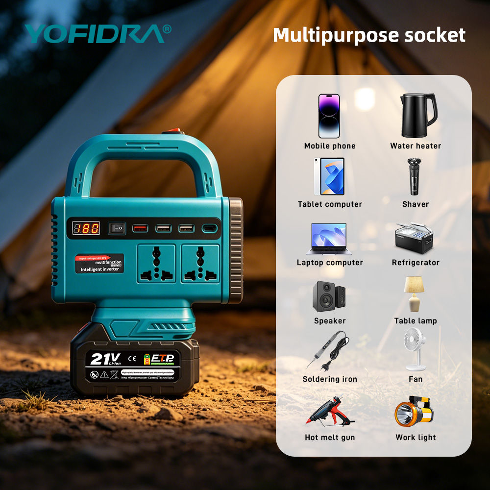YOFIDRA 220V Portable Power In - огляд і ціна Outdoor Power Point
