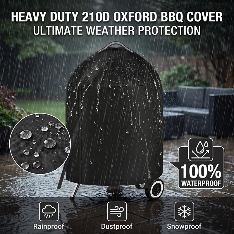 Black Round Outdoor Grill Cove - огляд і ціна Outdoor Power Heater